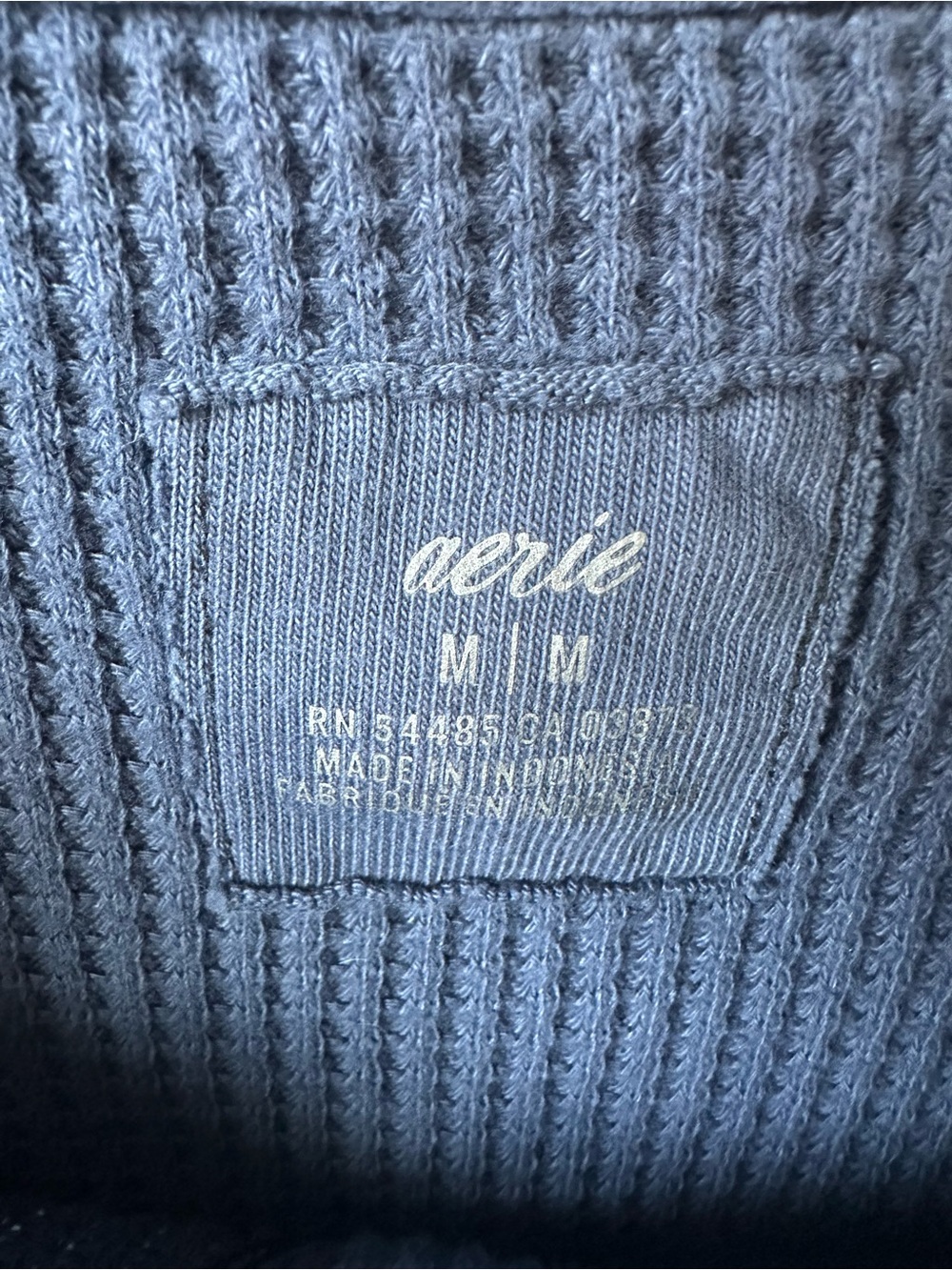 aerie Big Chill Waffle Crewneck Sweater - Picture 2 of 3